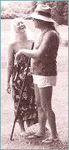 Annie Rogers with Adi Da Samraj